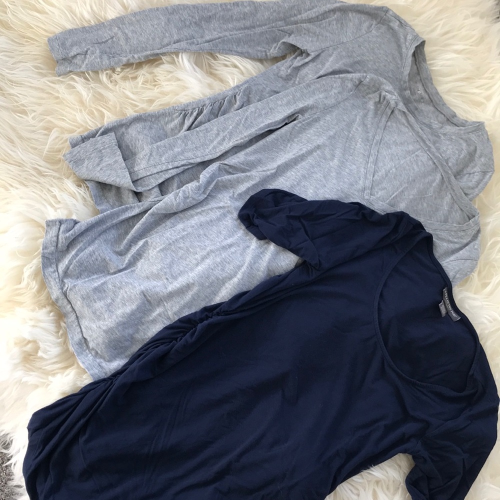 LIKE NEW Gap/Pea in the Pod Ruched Tops, S/M